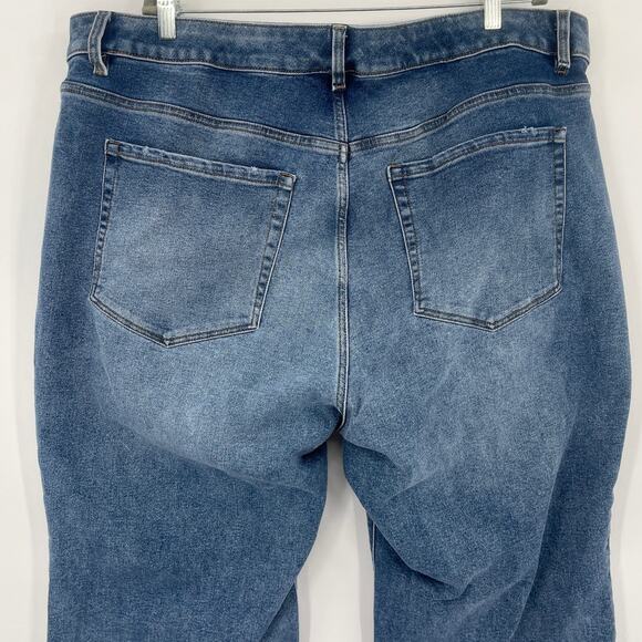 Lane Bryant Bootcut Jeans Womens Sz 24S Magic Waistband Curvy Fit Y2K Stretch - Picture 6 of 10
